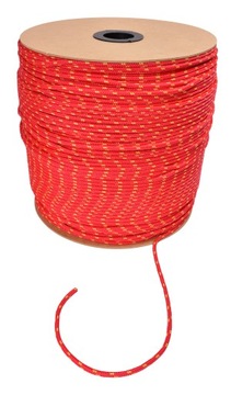 LINKA POLIPROPYLENOWA LINA ŻEGLARSKA PLECIONA MOCNA 5mm 50M