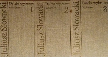 Dzieła Wybrane Tom 1-3 Juliusz Słowacki SPK
