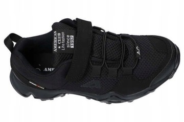 BUTY SPORTOWE TREKKINGOWE AMERICAN CLUB WT151 CZARNE NA RZEP R 39