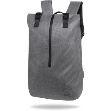 Plecak R-BAG męski SZARY na laptopa 15,6'' HOPPER