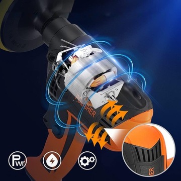 POLERKA SAMOCHODOWA COMPACT+ 14XGĄBK+ PAPIER ŚCIERNY*5