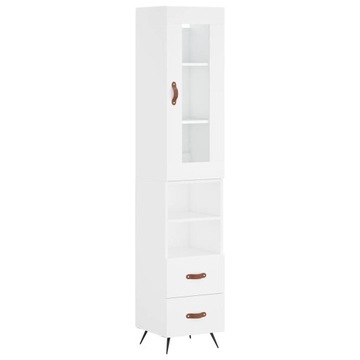 VidaXL biały 34 x 34,5 x 180 cm