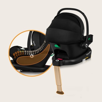 База для автокресла Astrid I-Size с ISOFIX СЕРТИФИКАТ ADAC Lionelo Astrid Base