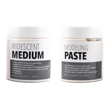 АКРИЛОВЫЕ КРАСКИ БОЛЬШОЙ НАБОР КРАСОК + КИСТИ + СРЕДНЯЯ, ЗОЛОТО МЕТАЛЛИК