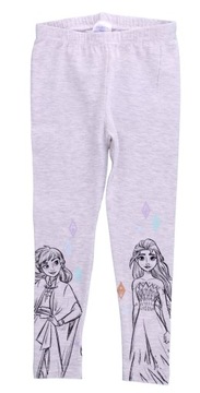 LEGGINSY GETRY BAWEŁNIANE 7 LAT KRAINA LODU ELSA i ANNA 122 cm