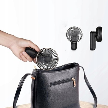 Мини-вентилятор Bedee MINI HAND FAN черный