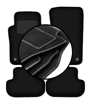 Velurové koberce komplet pro: Chevrolet Camaro V 0 (2006-2015)