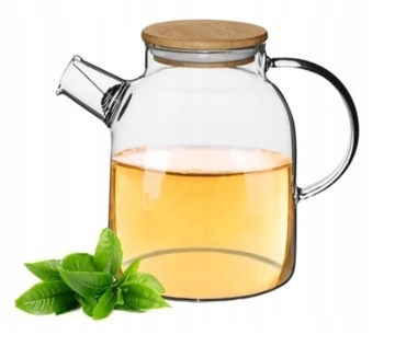 Dzbanek z bambusowym wieczkiem SAFFRON 1,8L HOMLA