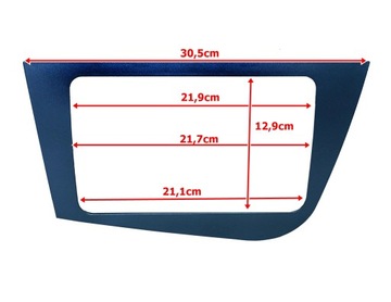 Радиоприемник Black Frame 2din Seat Leon 2005-2009 7 дюймов