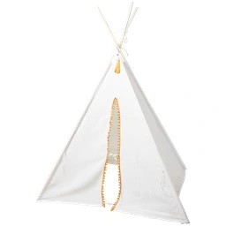 Namiot dla dzieci Tipi 120 x 120 x 160 cm Biały z Torbą