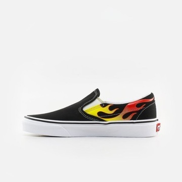 Buty Vans CLASSIC SLIP-ON FLAME Black/White