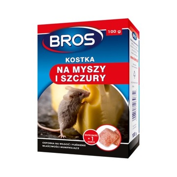 Trucizna, trutka Bros przeciwko myszom i szczurom