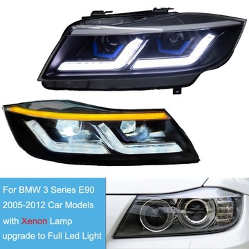 Zespół reflektorów LED do aktualizacji pełnej lampy LED BMW serii 3 E90 2005-2012