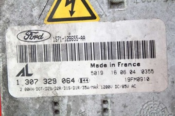КСЕНОНОВЫЙ ПРЕОБРАЗОВАТЕЛЬ КСЕНОНОВЫЙ ПРАВЫЙ 1S71-12B655-AA FORD MONDEO MK3 03-07