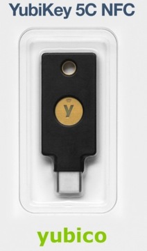 КЛЮЧ БЕЗОПАСНОСТИ U2F Yubico YubiKey 5C NFC
