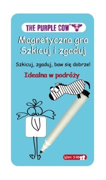 Gra magnetyczna The Purple Cow - Szkicuj i Zgaduj