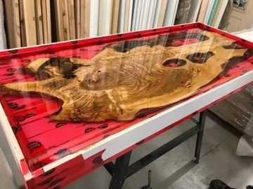 эпоксидная смола для заливки столов литейная бесцветная 1см 4кг