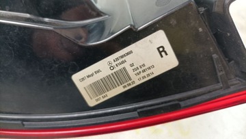Mercedes W207 16- Фонарь задний правый левый США