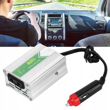 Автомобильный преобразователь напряжения 100Вт 12В 220В