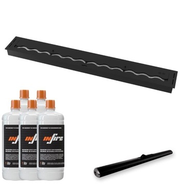 Biokominek biopalenisko na etanol do zabudowy Black Burner 1500 Slim Line