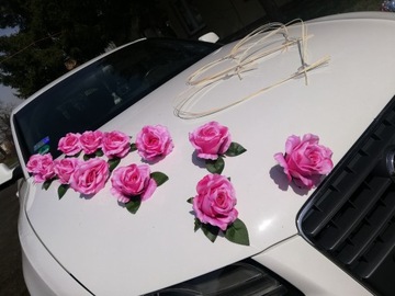 УКРАШЕНИЕ ДЛЯ АВТОМОБИЛЯ ПРЕМИУМ РОЗА СИЛЬНО-РОЗОВОЕ