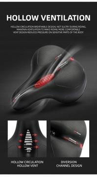 Водонепроницаемое и дышащее велосипедное седло.