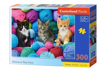 PUZZLE 300 KITTENS IN YARN STORE CASTOR