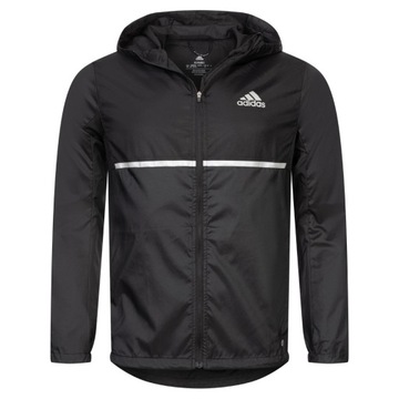 Kurtka wiatrówka Adidas Own the Run z kapturem czarna roz XL