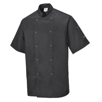 BLUZA SZEFA KUCHNI KRÓTKI RĘKAW NA NAPY C733 XXXL