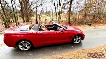 BMW Seria 4 F32-33-36 Cabrio 440i 326KM 2017 BMW Seria 4 440i Kabriolet head up 40 tys km jedyna w takim kolorze zamia, zdjęcie 22