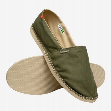 HAVAIANAS MĘSKIE ESPADRYLE KHAKI WSUWANE 40 1ŻLB