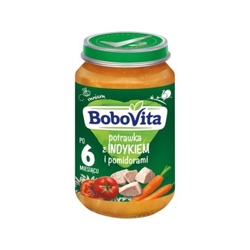 BoboVita Potrawka z indykiem i pomidorami 190g
