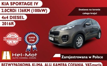 Kia Sportage IV 2016 Kia Sportage IV 2.0CRDi AUTOMAT, Klima, Alu, Zarejestrowana w Polsce 2.0, zdjęcie 2