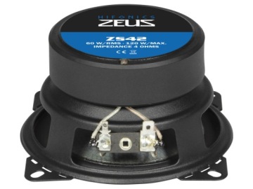 HiFonics ZS42 Двухполосные автомобильные динамики 100 мм, 10 см, 60 Вт RMS!