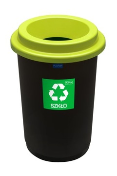 KOSZ 50L DO SEGREGACJI ŚMIECI ODPADÓW BIO BRĄZOWY