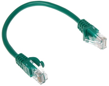 Kabel sieciowy LAN Patchcord RJ45 UTP kat. 5e 0,2m
