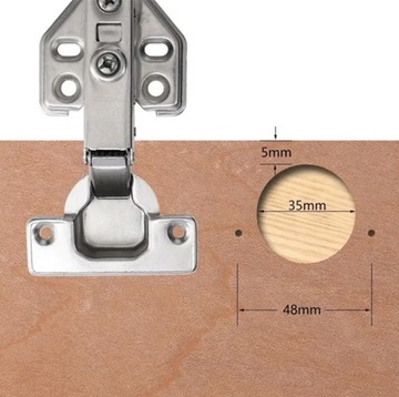 ШАБЛОН ДЛЯ СВЕРЛЕНИЯ ОТВЕРСТИЙ ПОД ПЕТЛИ КОМПЛЕКТ 35