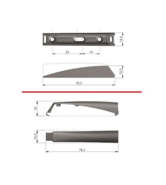 Бампер Push to open K-PUSH RUBBER длинный БЕЛЫЙ