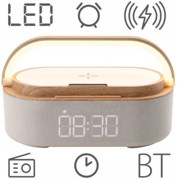 КУХОННОЕ РАДИО BLUETOOTH MANTA БУДИЛЬНИК РАДИО С ЗАРЯДНЫМ УСТРОЙСТВОМ И ПОДСТАВКОЙ ДЛЯ ТЕЛЕФОНА