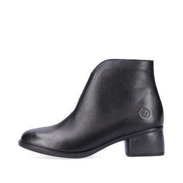 RIEKER - REMONTE buty, botki damskie czarne R8870