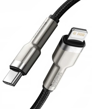 BASEUS KABEL USB-C SZYBKIE ŁADOWANIE DO LIGHTNING IPHONE PRZEWÓD PD 20W 1m