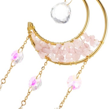 KSIĘŻYC WISIOREK NA OKNO SŁOŃCE I TĘCZA DEKORACJA DOMOWA I OGRODOWA