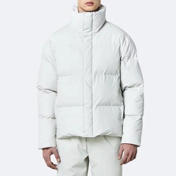 Rains Kurtka Rains Boxy Puffer Jacket 1522 OFF WHI