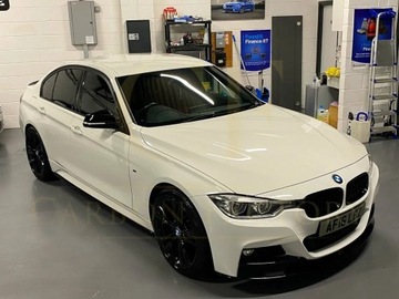 Splier Spliter Front BMW F30 F31 M-Package M-Sport Black Gloss