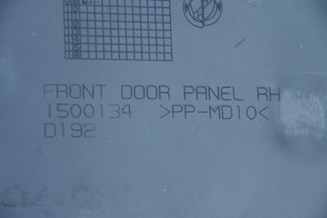 ОБИВКА БОКОВОЙ ДВЕРИ FIAT 500, СПРАВА