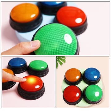 4 световых и звуковых сигнала, зуммеры освещают игру