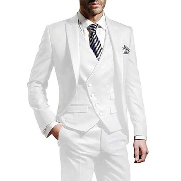 Suits For Men Costume Homme Jacket Vest Pants Thre