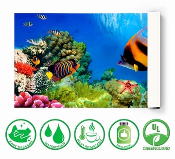 Защитный коврик для стола 120х60 Рыба Коралловый Риф