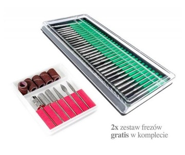 Профессиональный фрезерный станок для маникюра мощностью 40 Вт + фрезы