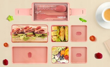 ЛАНЧБОК С ОТДЕЛЕНИЯМИ КОНТЕЙНЕРА LUNCHBOX 1400